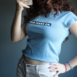 Authentic vintage polo jeans shirt